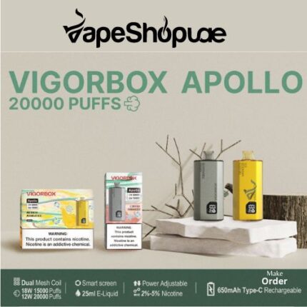 VIGORBOX APOLLO 20000 puffs disposable vape